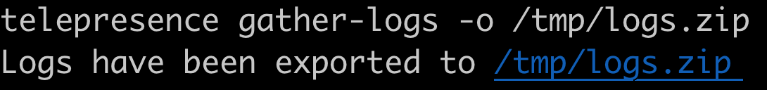 New subcommand to gather logs and export into zip file